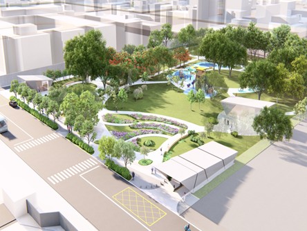 漢民公園地下停車場模擬圖